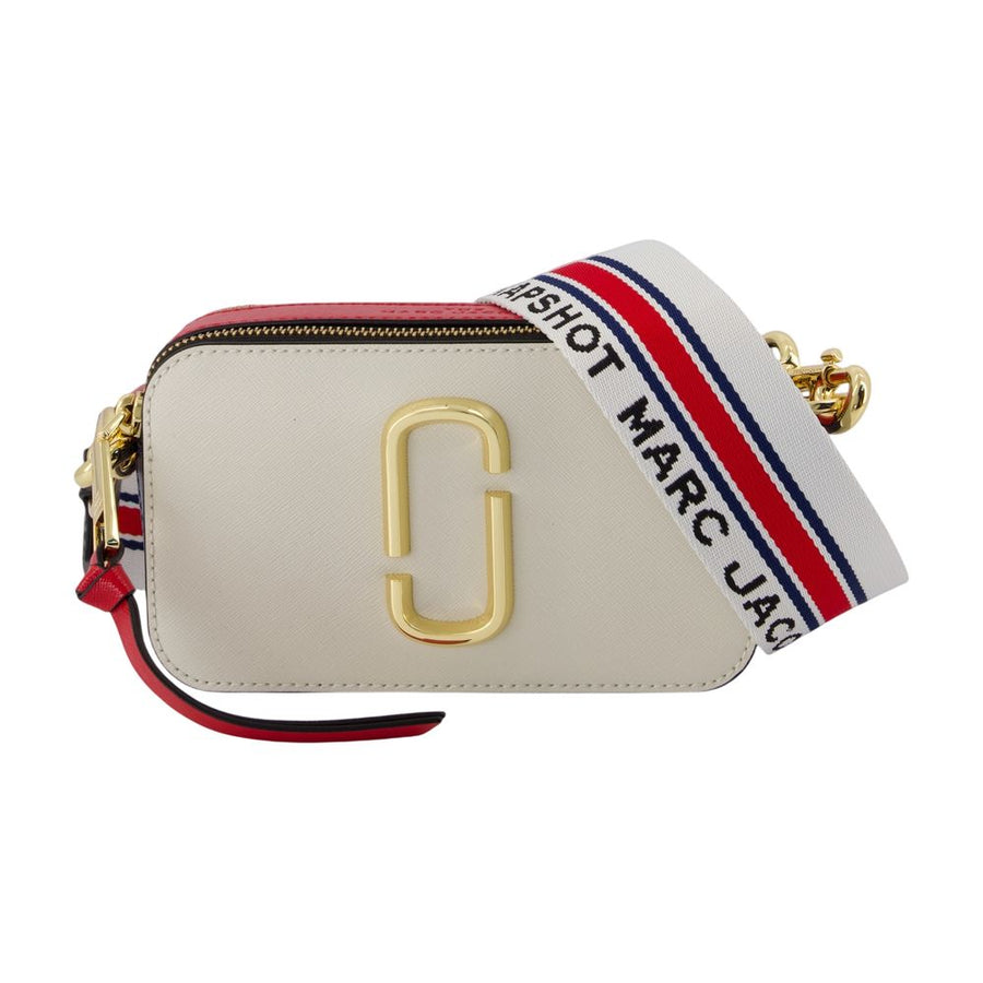 The Snapshot Crossbody - Marc Jacobs Leather White Cowhide Bags / Crossbodies