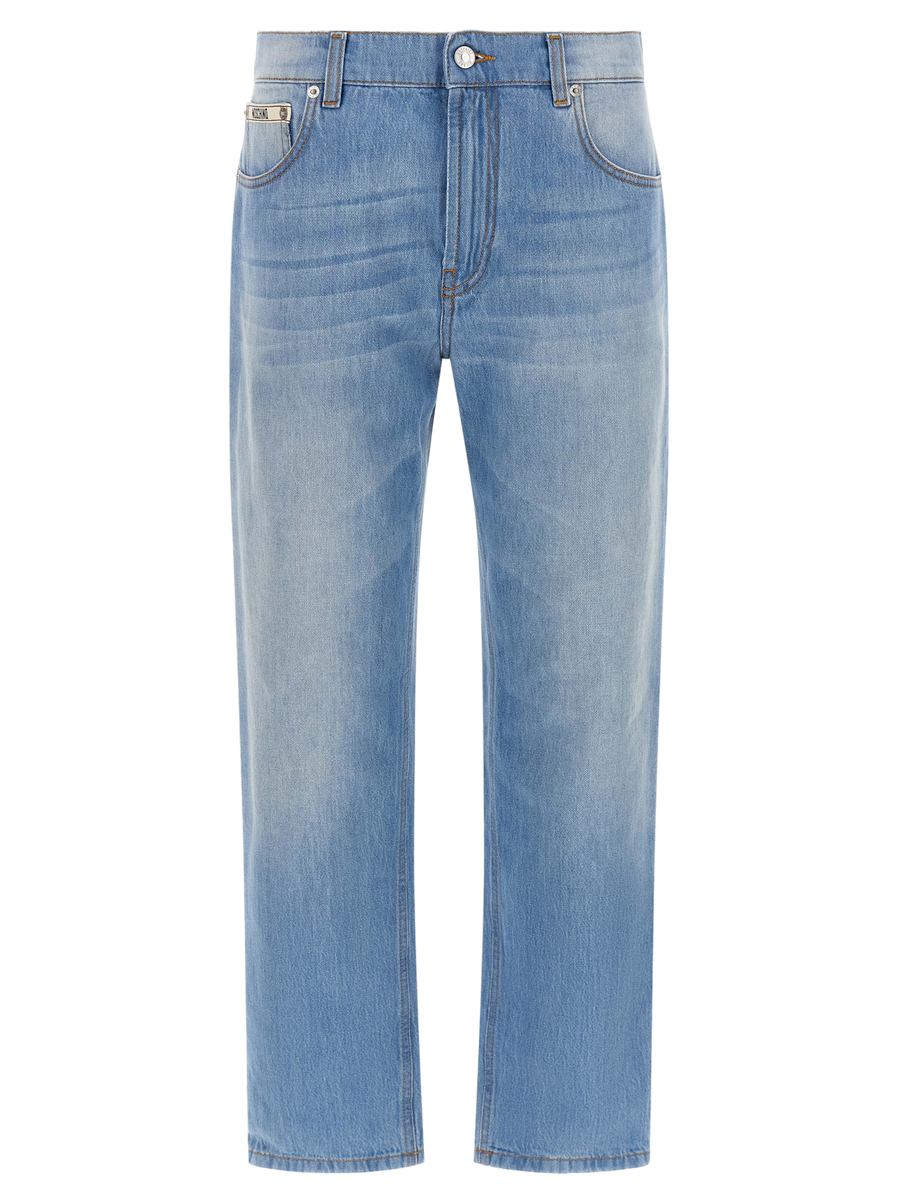 Moschino Pure cotton jeans in blue