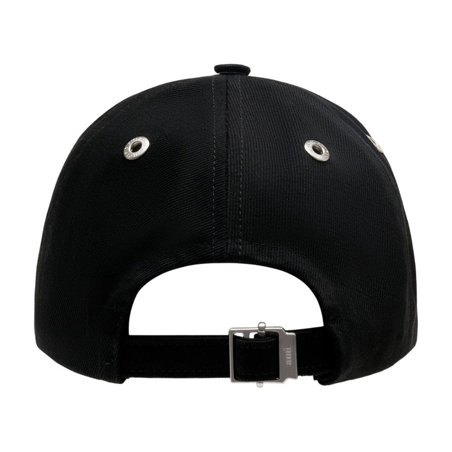 AMI Paris UCP277.AW0028-001 Cotton baseball cap in black