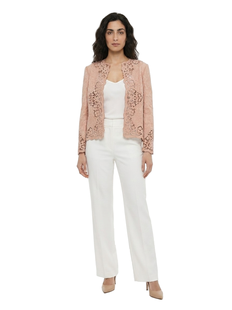 Beige Acetate Shell Jacket Clothing