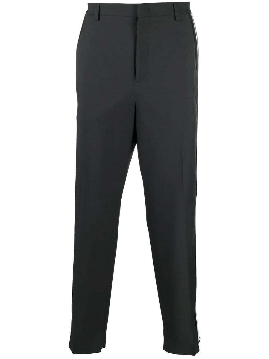 Valentino Wool-mohair blend trousers in gray