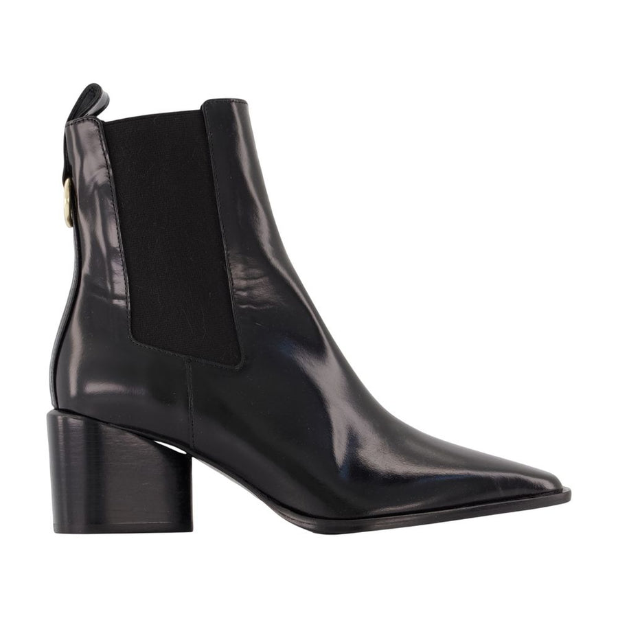 Livia Chelsea Ankle Boots - Anine Bing Leather Black Cowhide Shoes / Ankle-boots