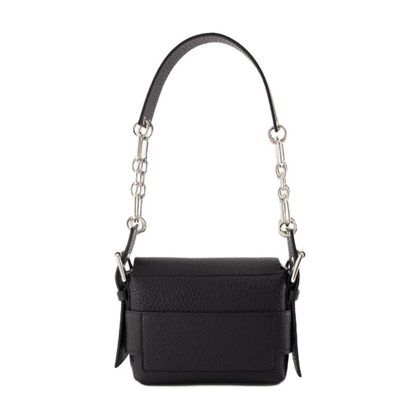 Acne Studios Calfskin shoulder bag in black