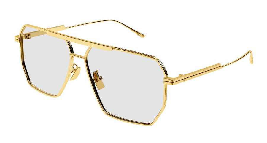 Bottega Veneta BV1012S Metal frame eyeglasses in gold