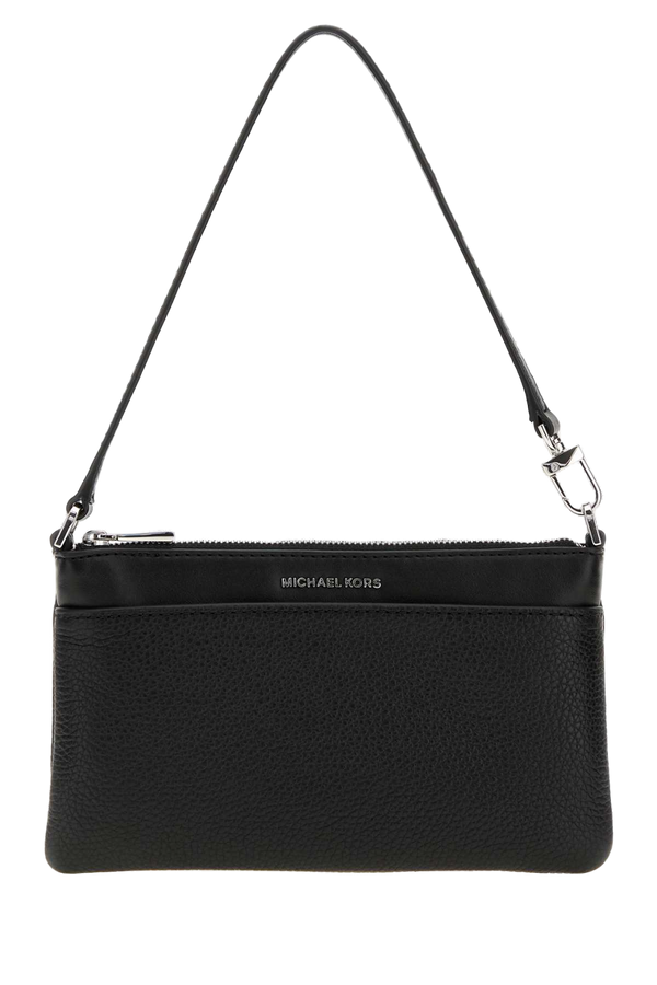 Michael By Michael Kors Conv Mixed fibres clutch in black