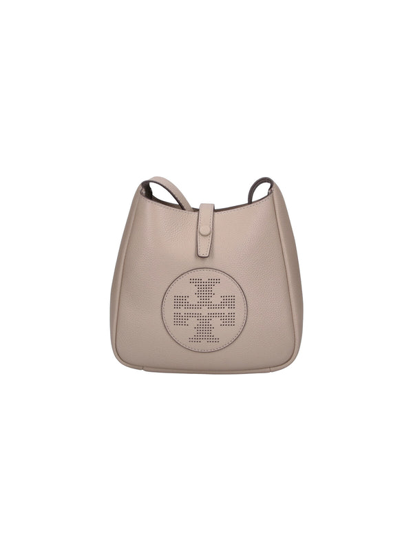 Tory Burch 100% Cow Leather shoulder bag in gray