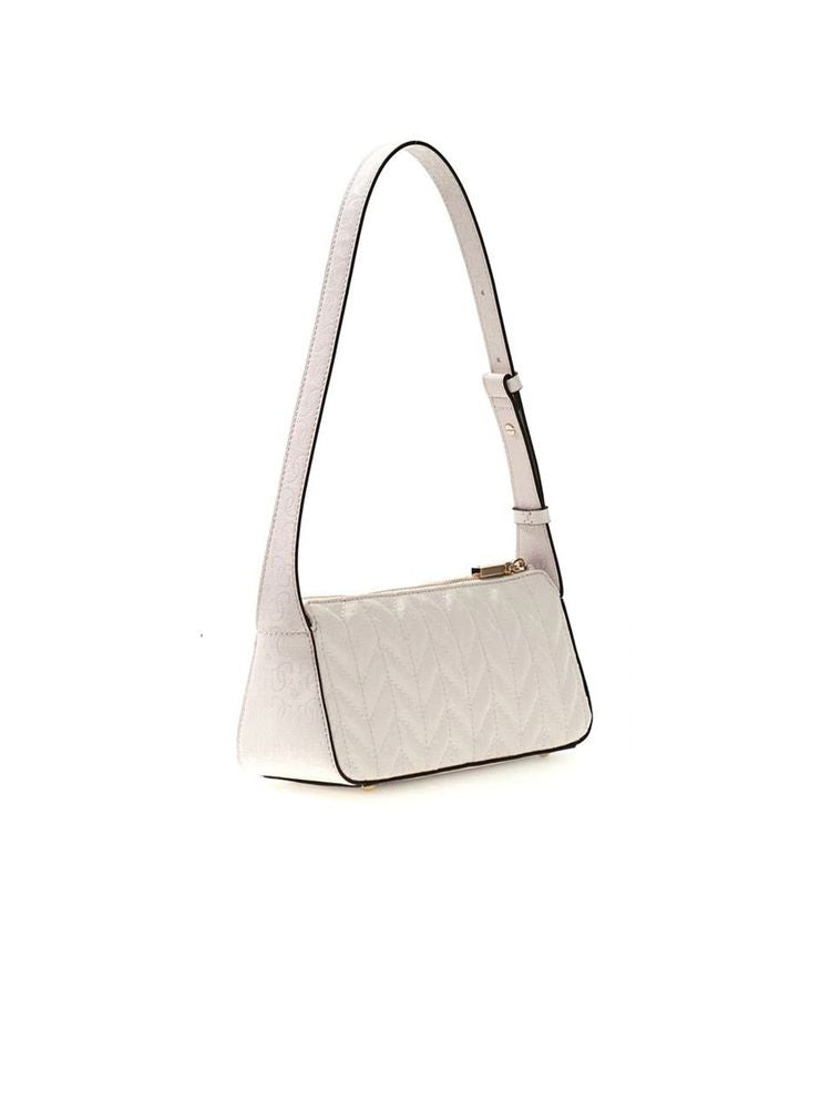 Guess 100% Polyurethane shoulder bag in white