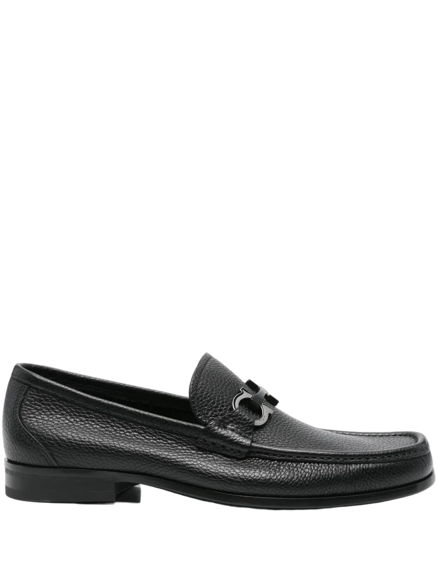 Ferragamo Leather loafer in black