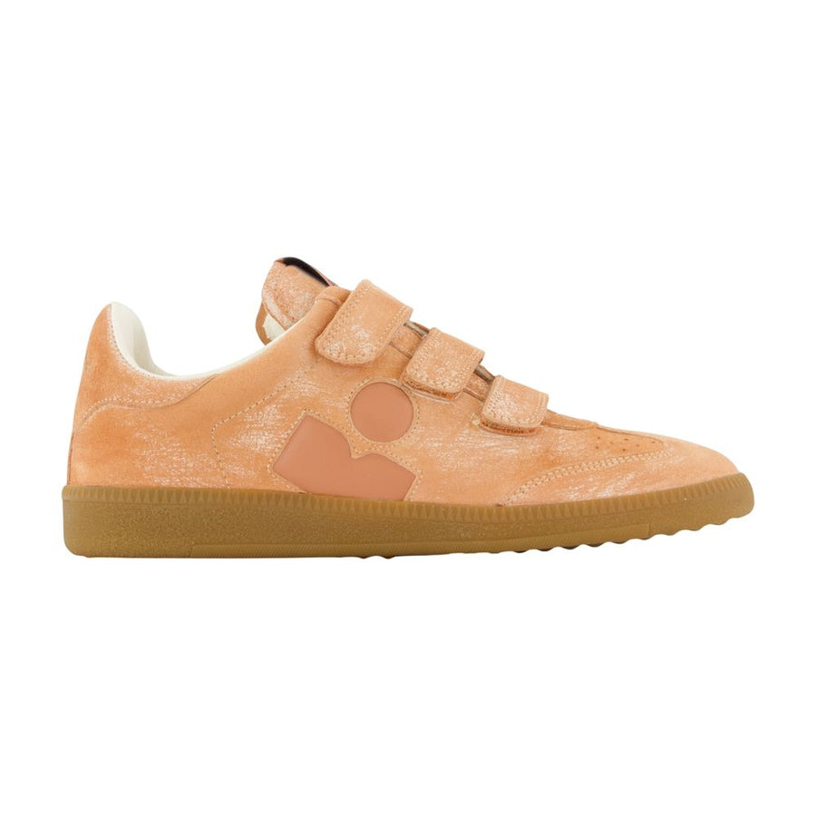 Isabel Marant Goatskin leather sneaker in beige