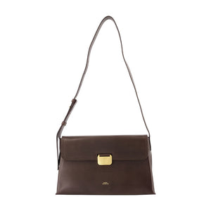 Simone Shoulder Bag - A.p.c. Leather Brown Cowhide / Shoulder-hobo-bags