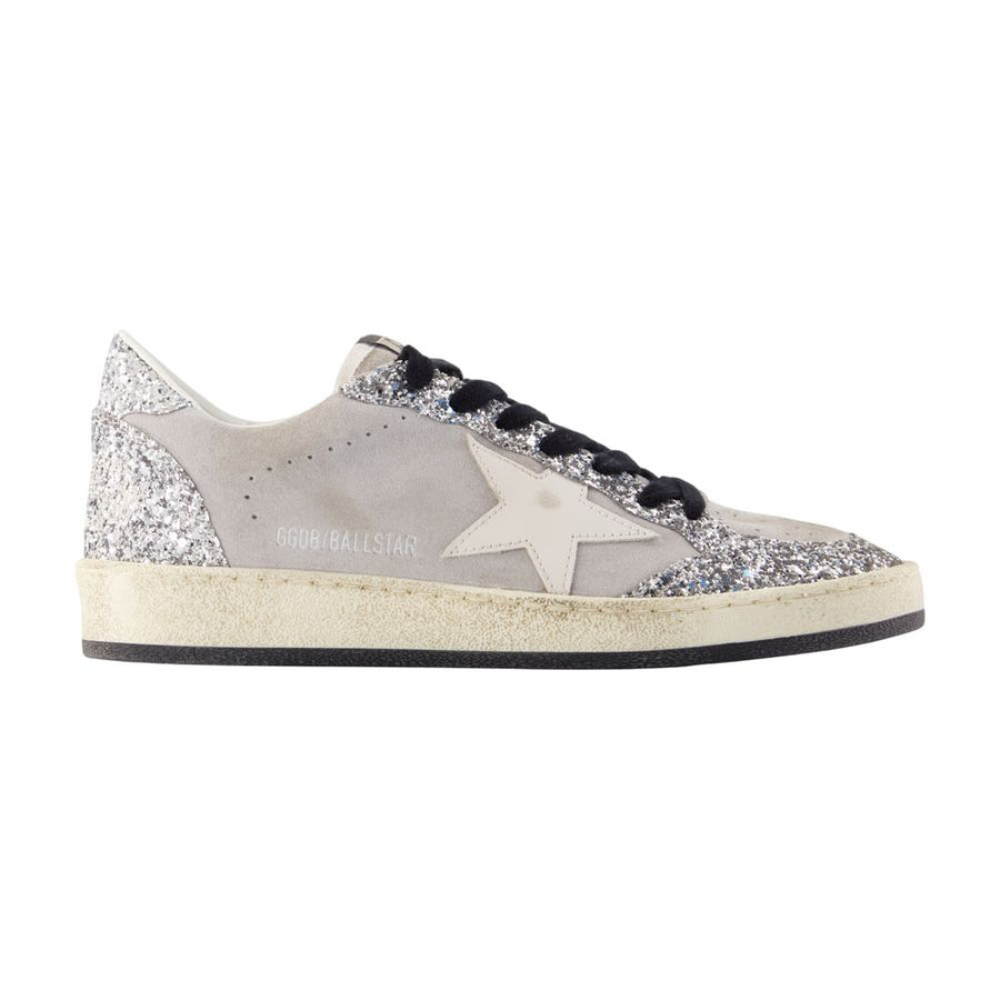 Golden Goose Deluxe Brand calfskin sneaker in gray