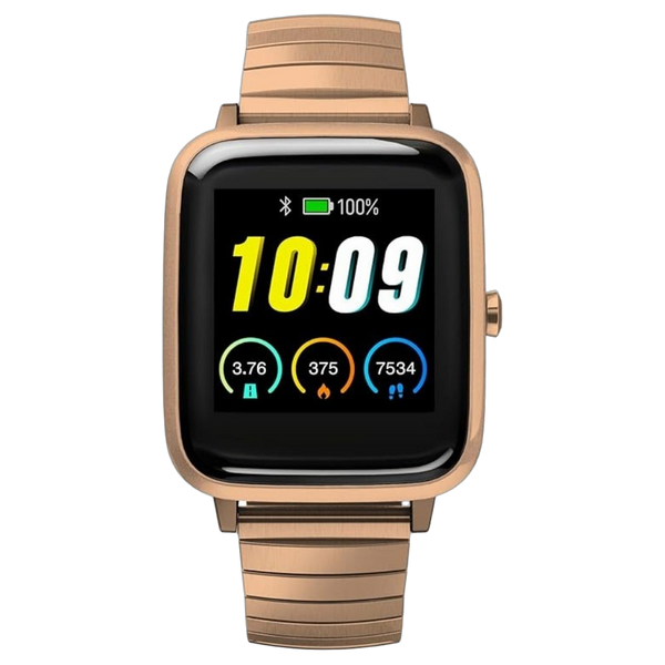 Timex Stainless Steel case smart watch in rose gold