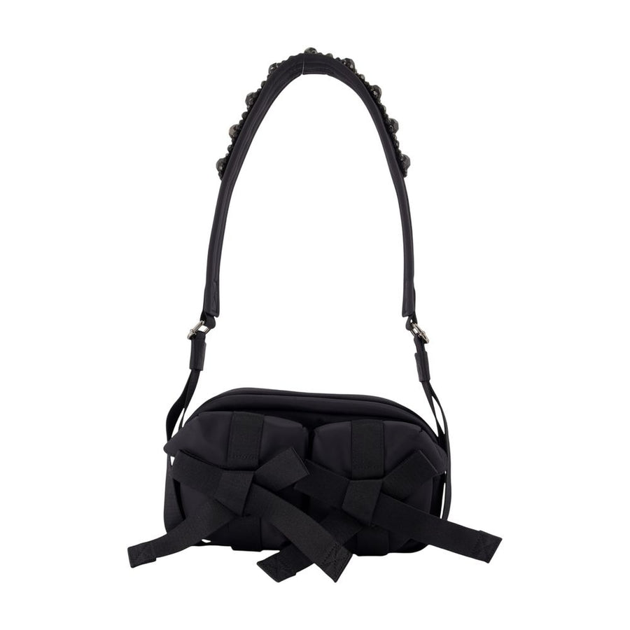 Classic Bow Crossbody - Simone Rocha Nylon Black Bags / Crossbodies