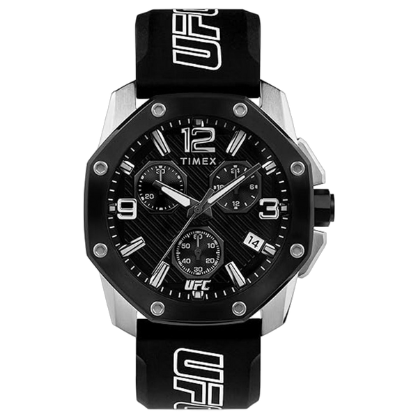 Timex Stainless Steel case watch in black