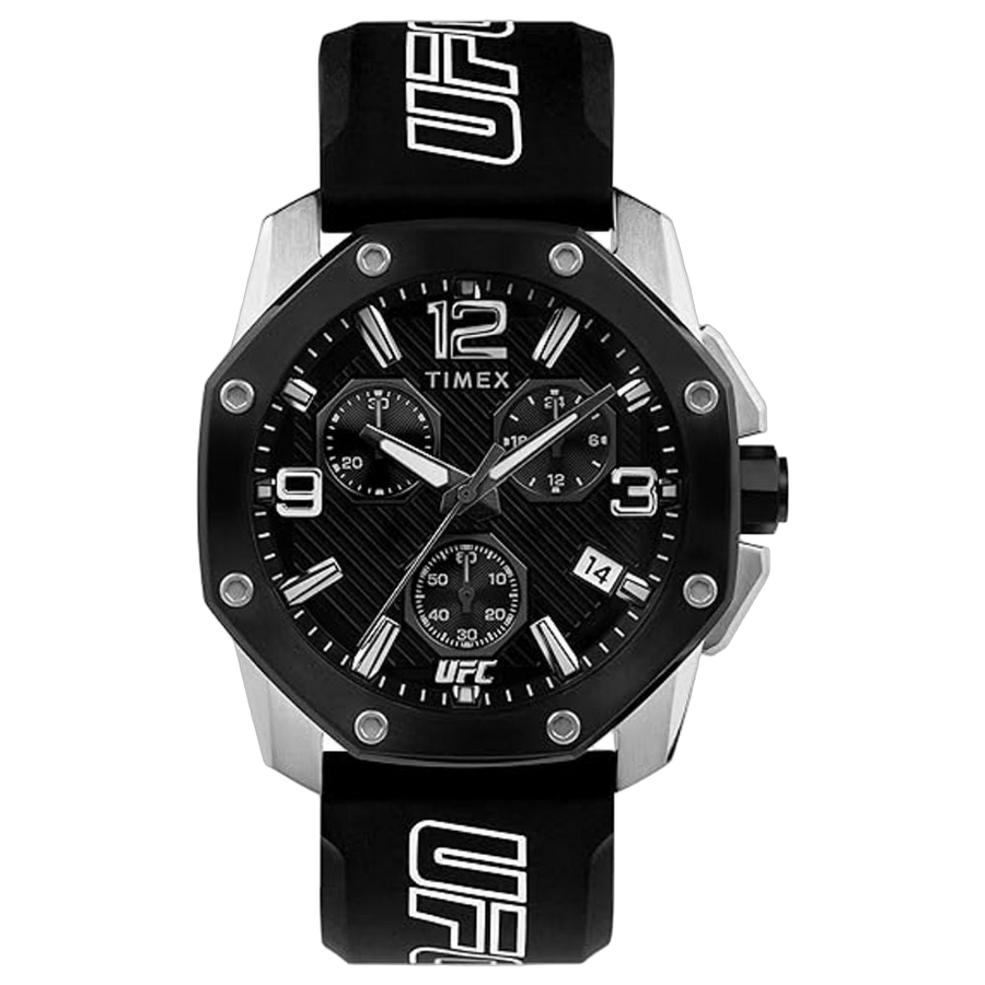Timex Stainless Steel case watch in black