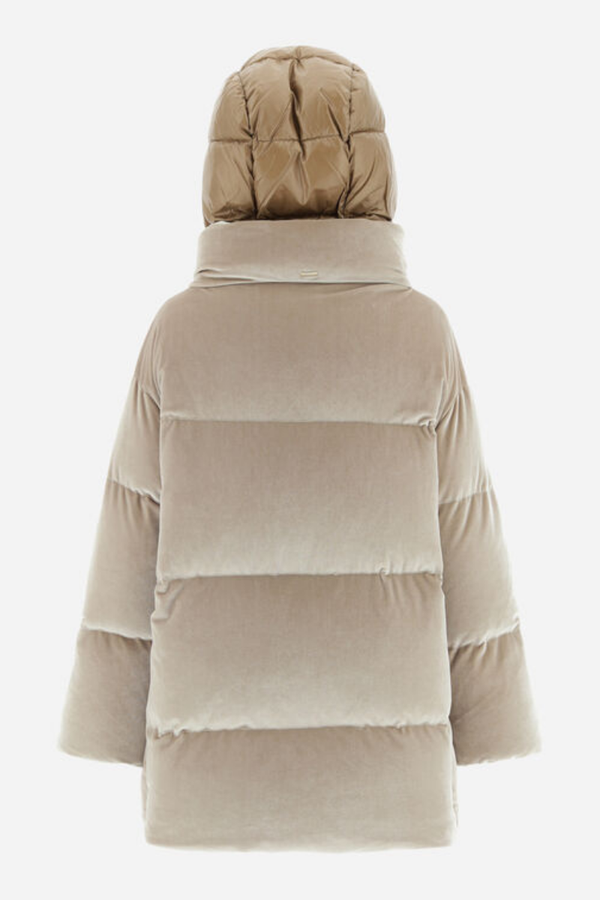 Herno Shell: 90% Polyester down jacket in beige