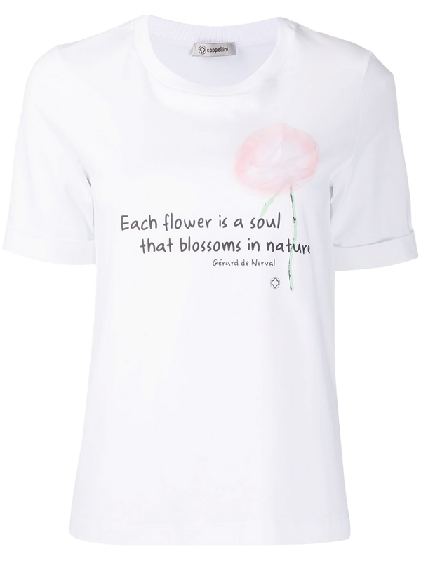 Peserico Cotton blend t-shirt in white
