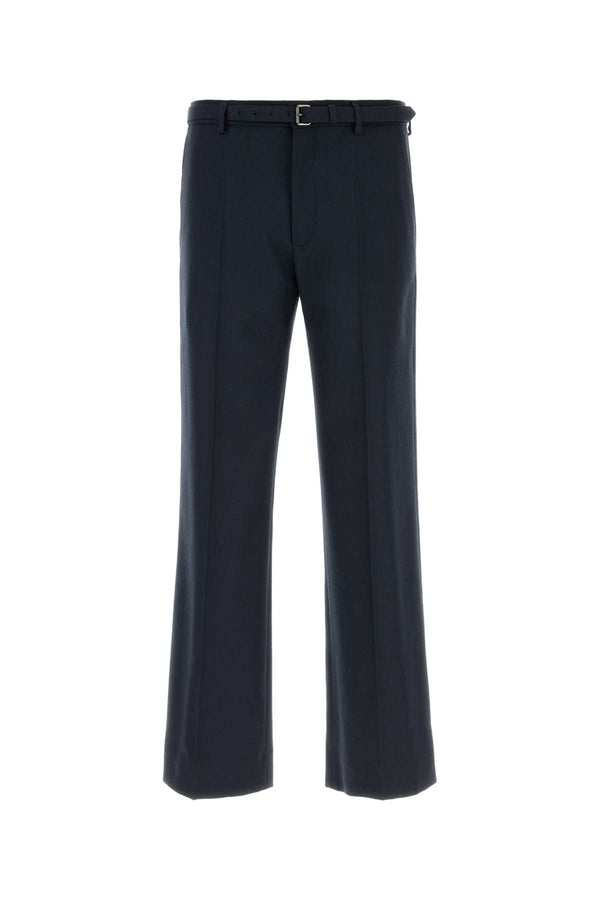 Midnight Blue Wool Pant Navy Exterior: Pantaloni