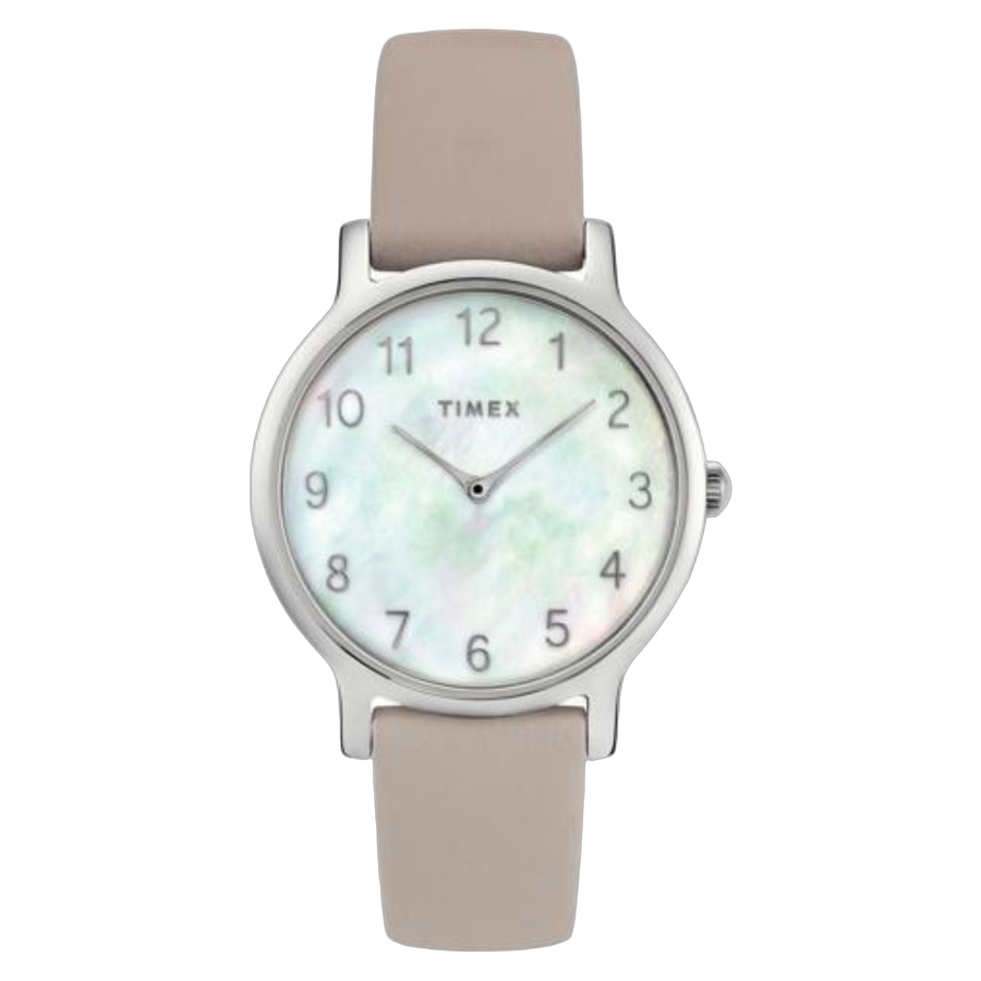 Timex Stainless steel case watch in white
