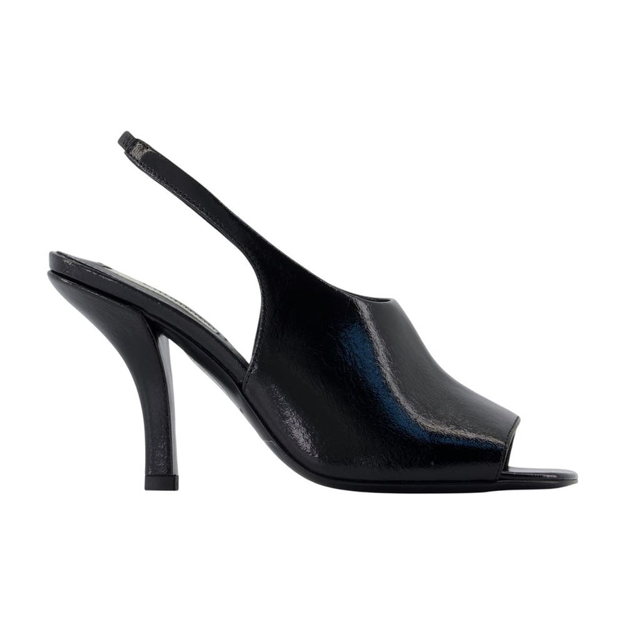 Toteme Calfskin slingback heel in black
