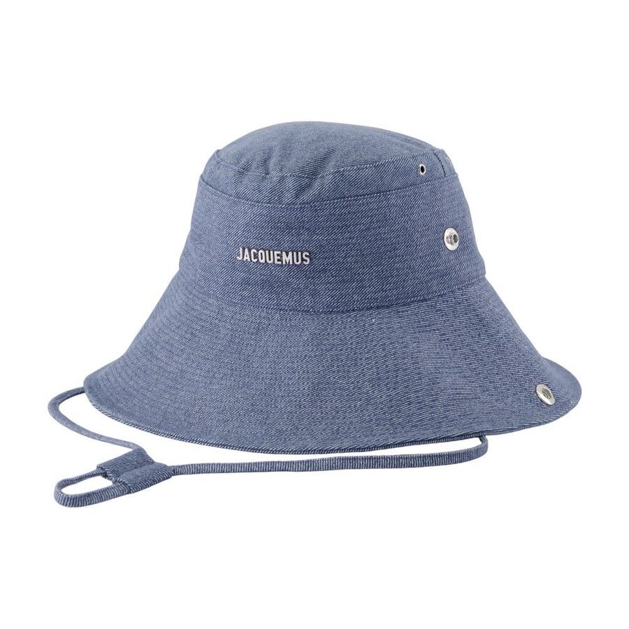 Jacquemus ACU00721AD00042-330 synthetic bucket hat in blue