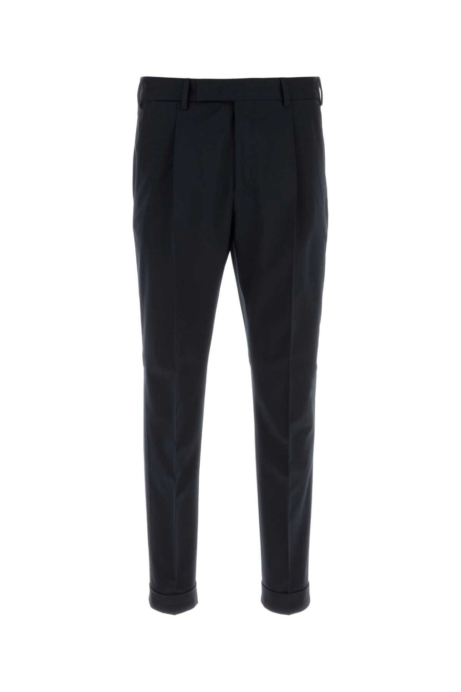 Midnight Blue Stretch Wool Pant Pantaloni