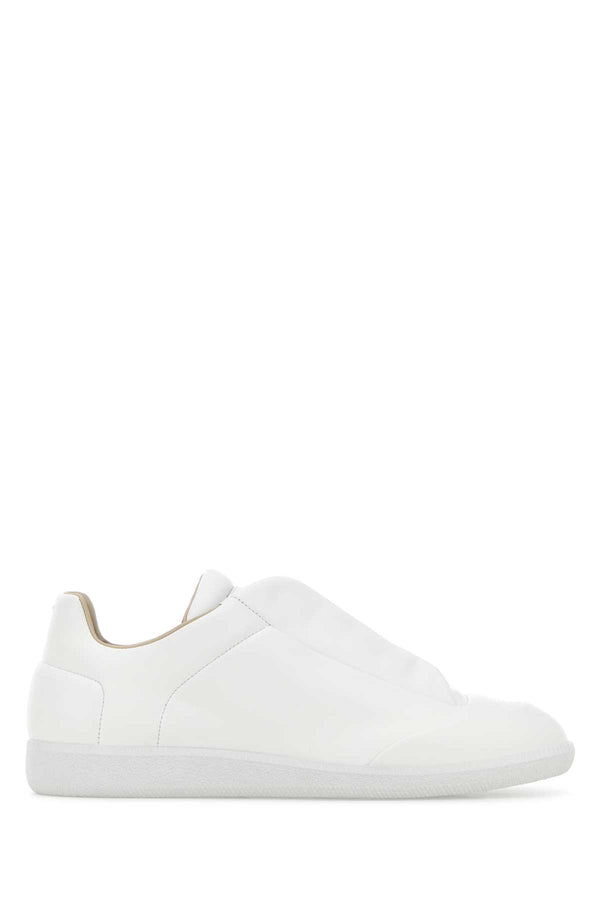 White Leather Future Slip Ons Sneaker