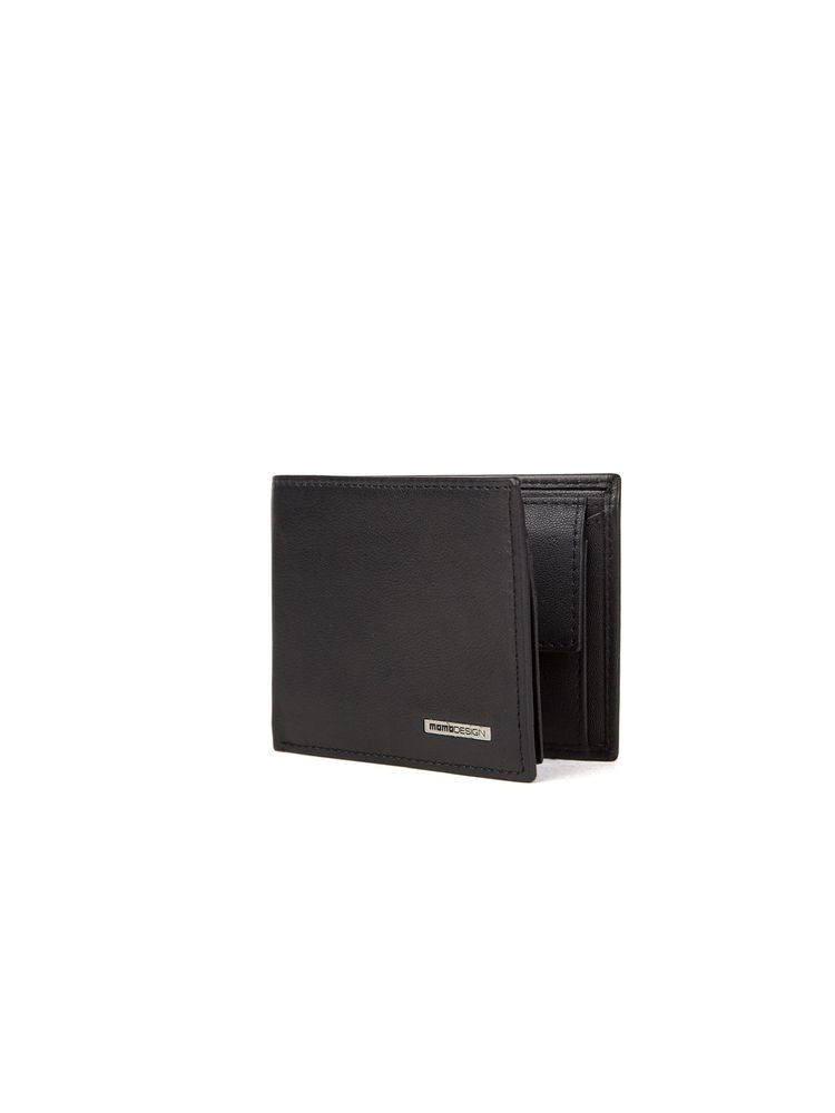 Momo Design 100% Leather wallet in black
