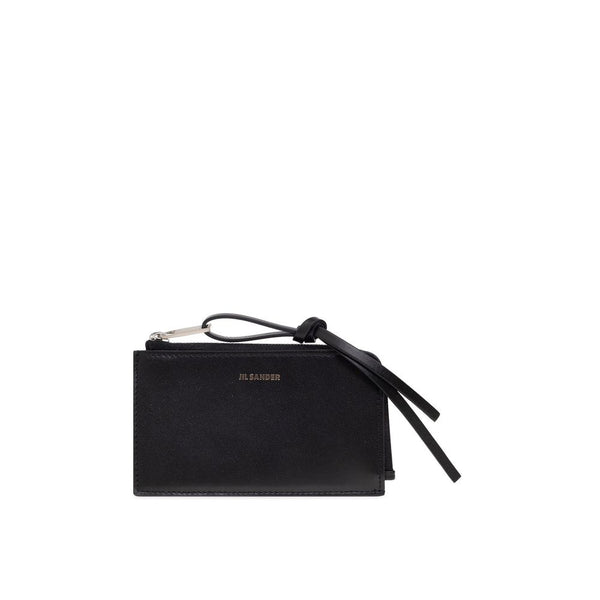 Jil Sander 100% Leather wallet in black