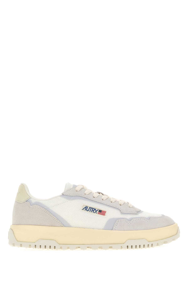 Autry Exterior: 100% Fabric sneaker in white