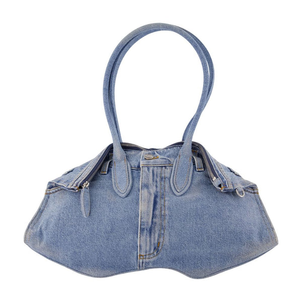 Manta Shoulder Bag - Alexander Mcqueen Denim Blue / Shoulder-hobo-bags
