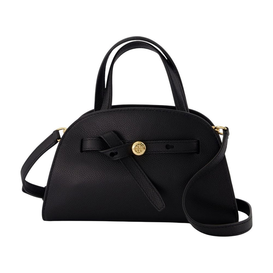 Romy Small Bauletto Handbag - Tory Burch Leather Black Calfskin Bags / Handbags-purses