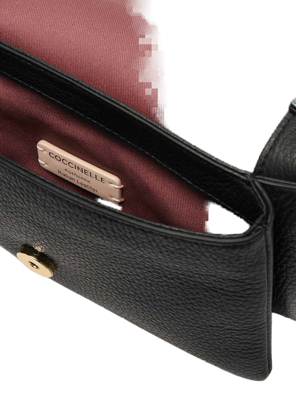 Coccinelle 100% Genuine Leather mini bag in black