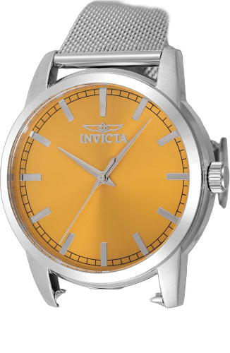 Invicta Stainless steel case watch in yellow