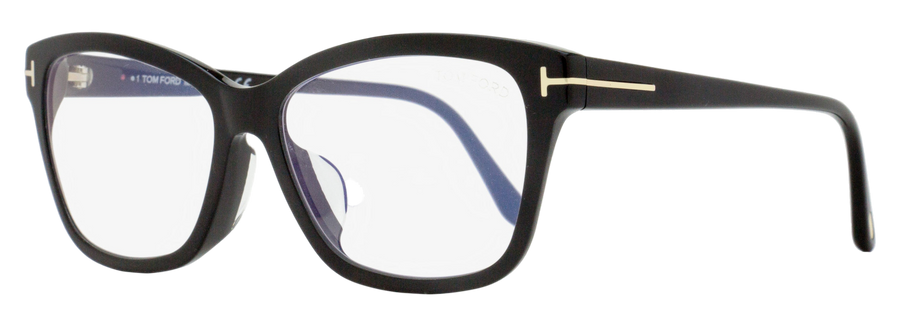 Tom Ford Alt Fit Blue Block Eyeglasses Tf5597-F-B 001 Black 54mm Ft5597 Plastic (acetate)