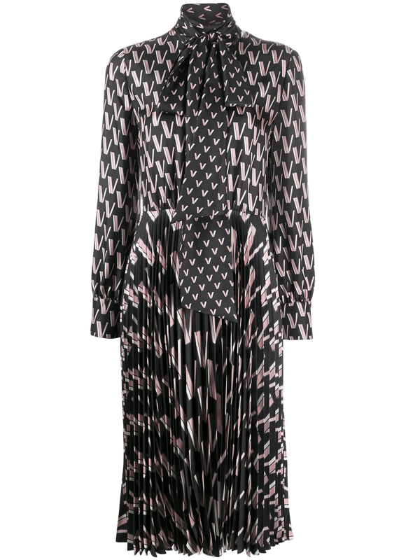 Valentino Silk dress in black