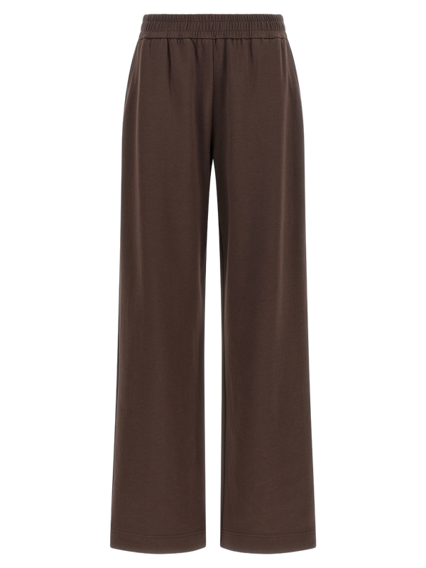 Moncler Cotton blend joggers in brown