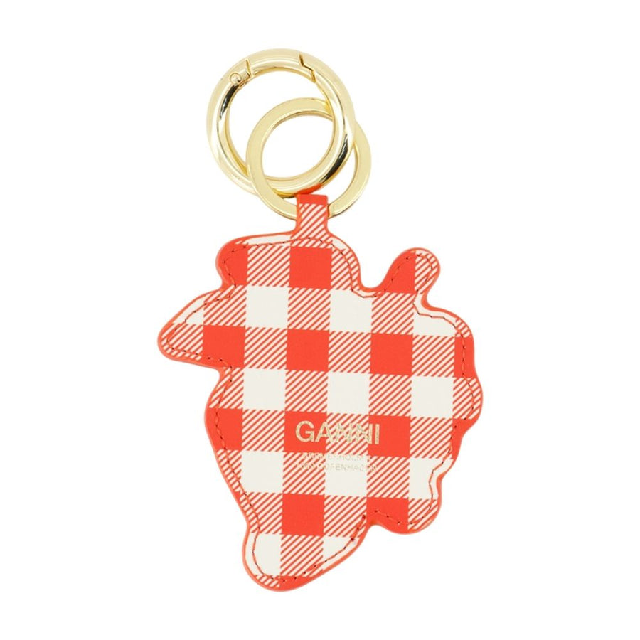 Grape Keyring - Ganni Leather Red Calfskin Accessories / Keychains