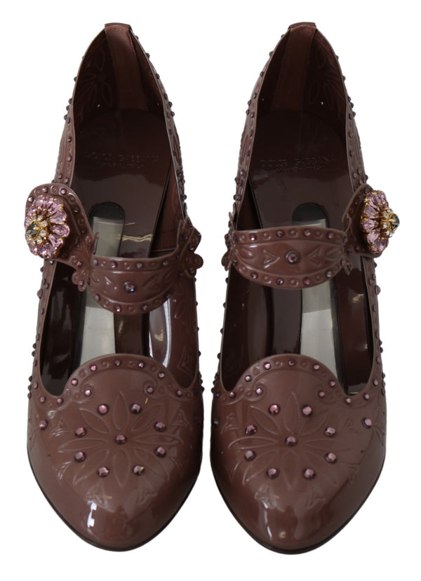 Dolce & Gabbana PVC pump in brown