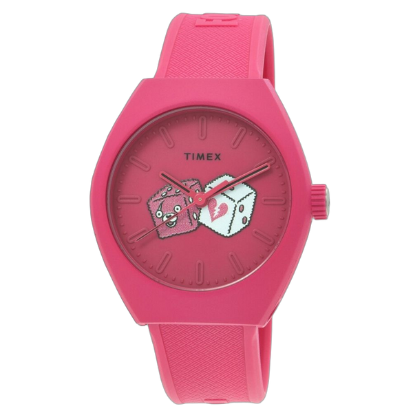 Timex Ceramic case watch in pink
