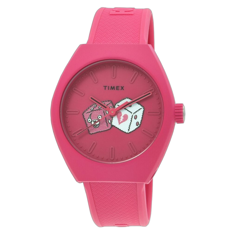 Timex Ceramic case watch in pink