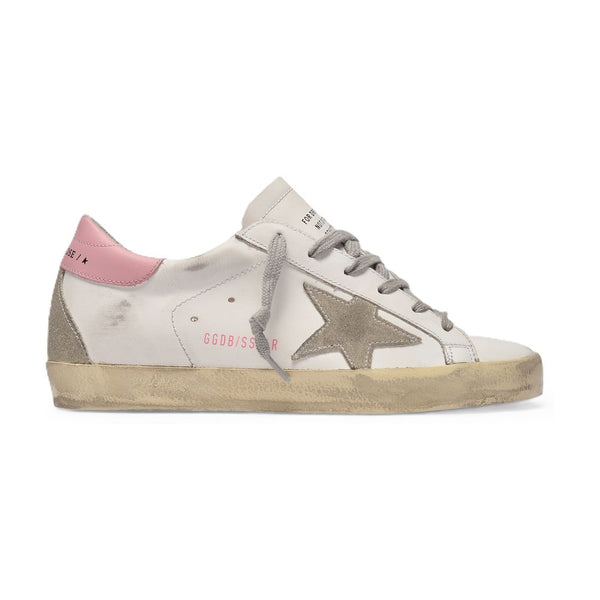 Golden Goose Deluxe Brand calfskin sneaker in white