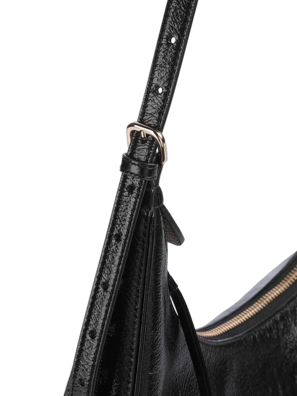 Pinko 100% Lamb Leather shoulder bag in black