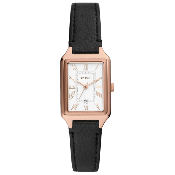 Fossil watch in rose gold