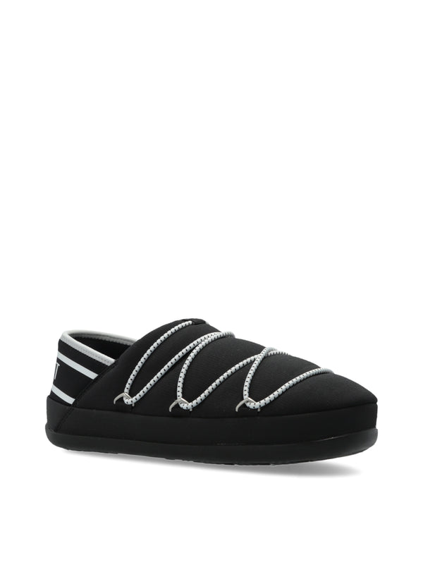 Icon Logo Slippers Black Shoes > Flats