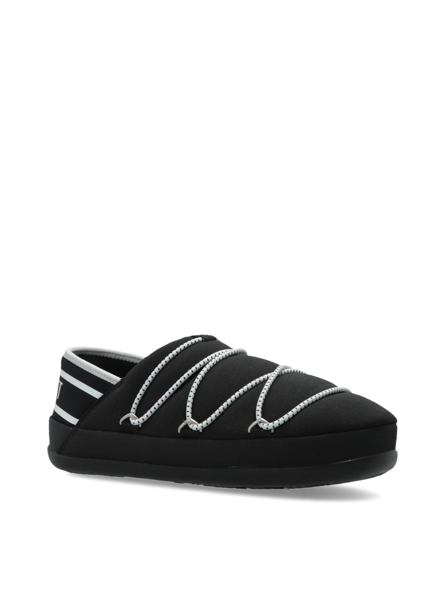 Icon Logo Slippers Black Shoes > Flats