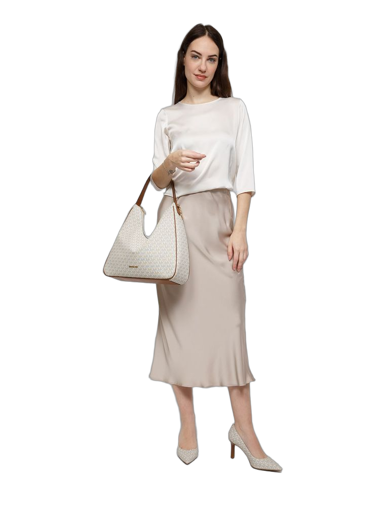 Michael Kors 100% Polyvinyl Chloride shoulder bag in beige