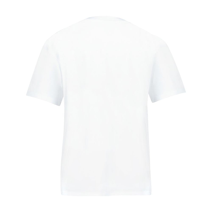 Ganni cotton t-shirt in white