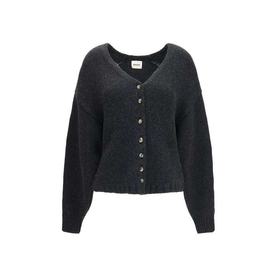 Khaite 100% Cashmere cardigan in gray