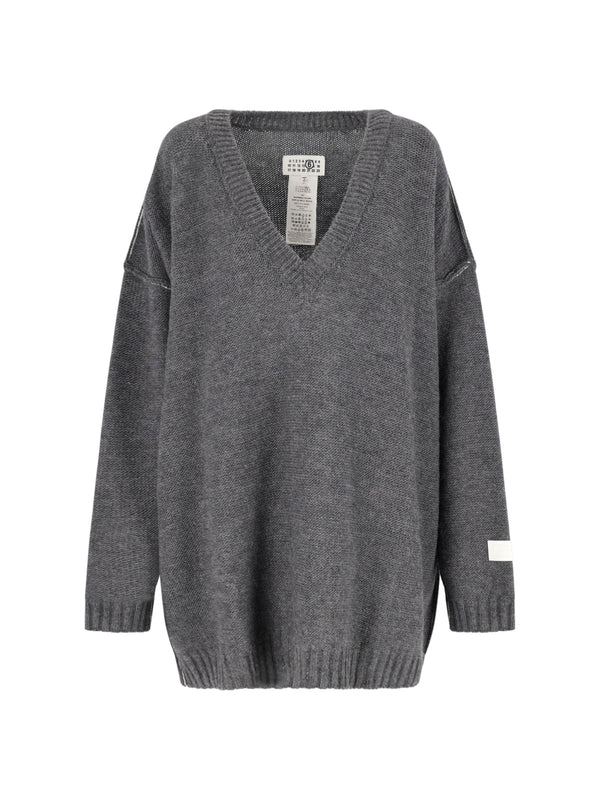 MM6 Maison Margiela 40% Wool sweater in gray